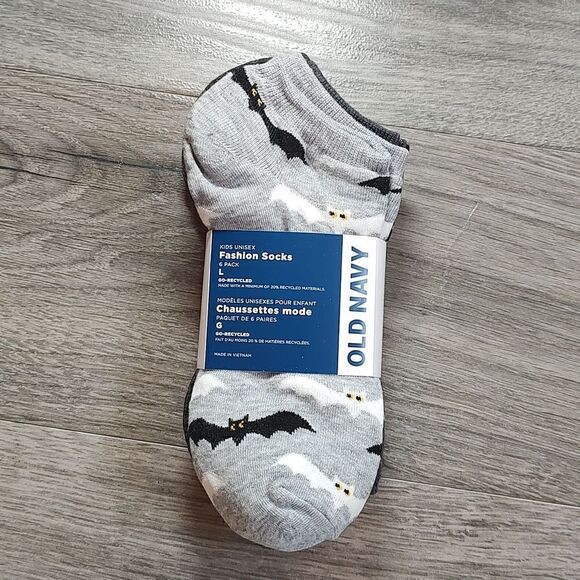 Brand‎ New Printed 6-Pack Size Large (3Y-5Y) Halloween Unisex Ankle Socks - Picture 3 of 9